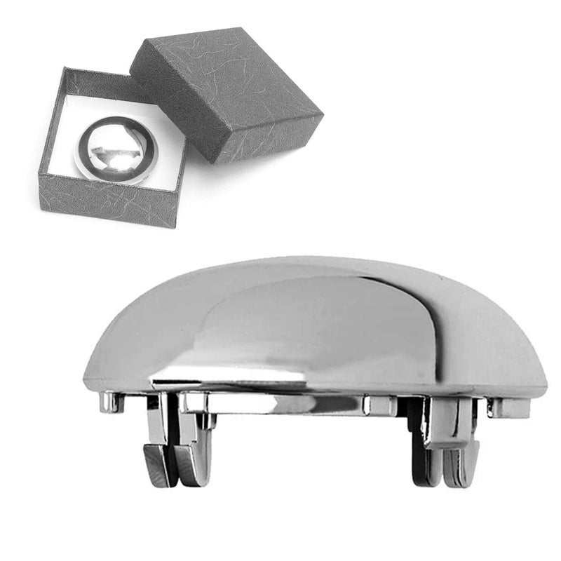 BASIKER F150 Shifter Knob Chrome Cap for 2004 2005 2006 Ford F-150 Patent Pending with Stronger Clips - Install in Seconds - Triple Chrome Plated - Image 1